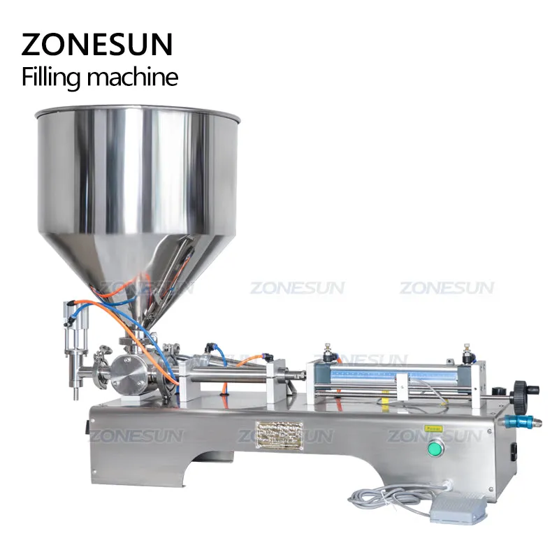 Pneumatic Volumetric Softdrink Piston Liquid Filling Machine Oil Water Juice Honey Soap Cream Paste Filler