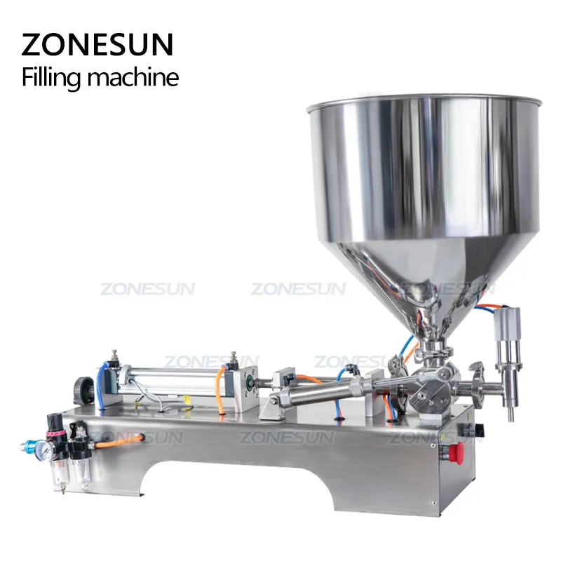 Pneumatic Volumetric Softdrink Piston Liquid Filling Machine Oil Water Juice Honey Soap Cream Paste Filler