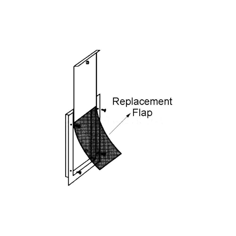 Replacement Flaps for Deluxe Series Pet Door For Dogs Up To 200 lbs.