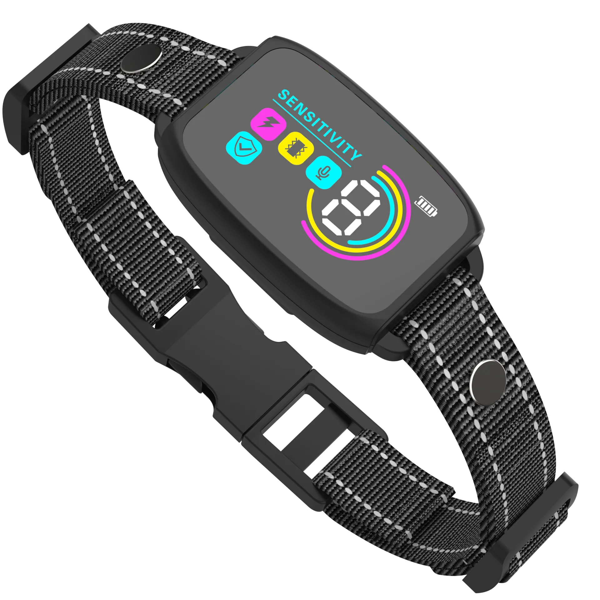Smart Automatic Anti-Barking Dog Collar - Rechargeable, Waterproof, with HD Digital Display