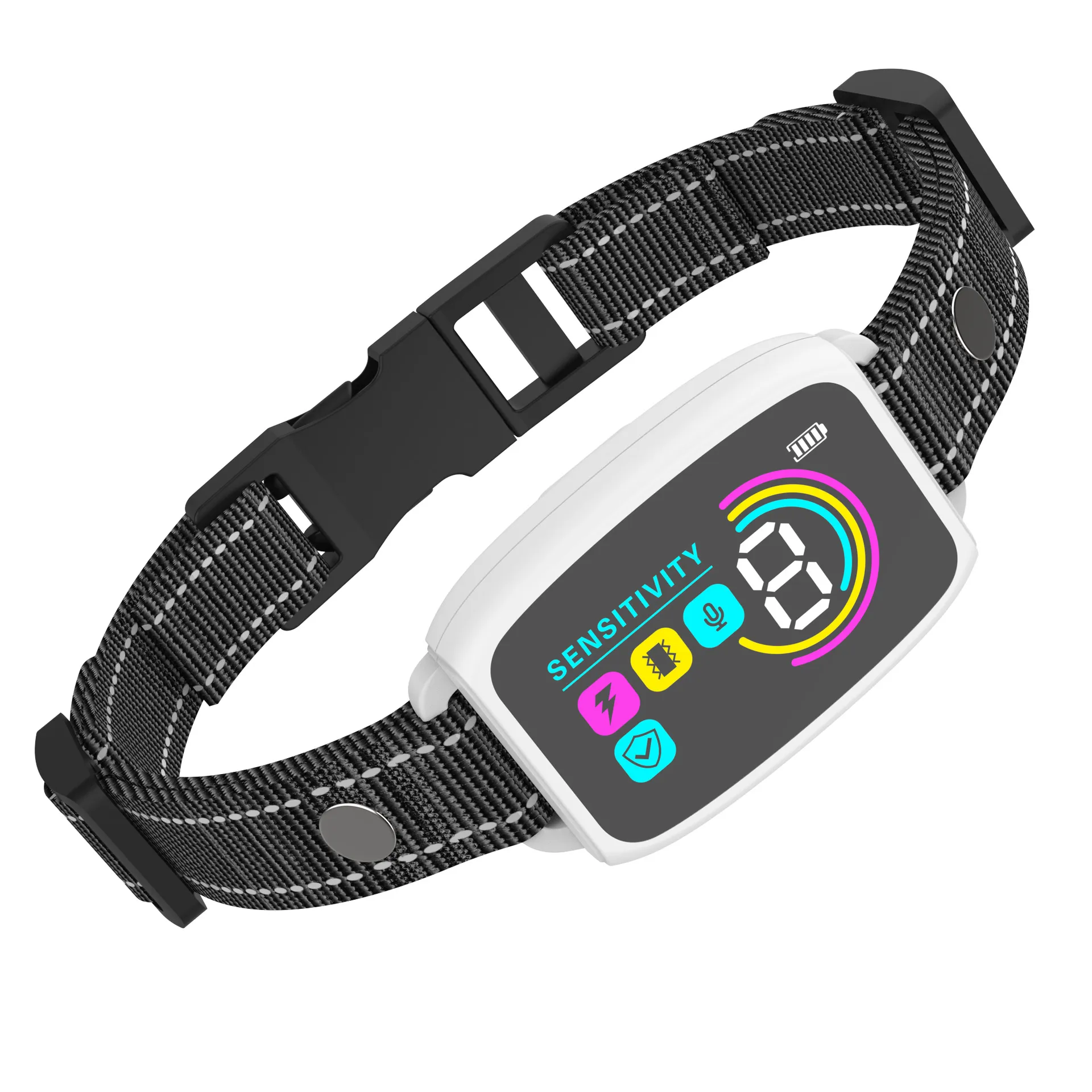 Smart Automatic Anti-Barking Dog Collar - Rechargeable, Waterproof, with HD Digital Display