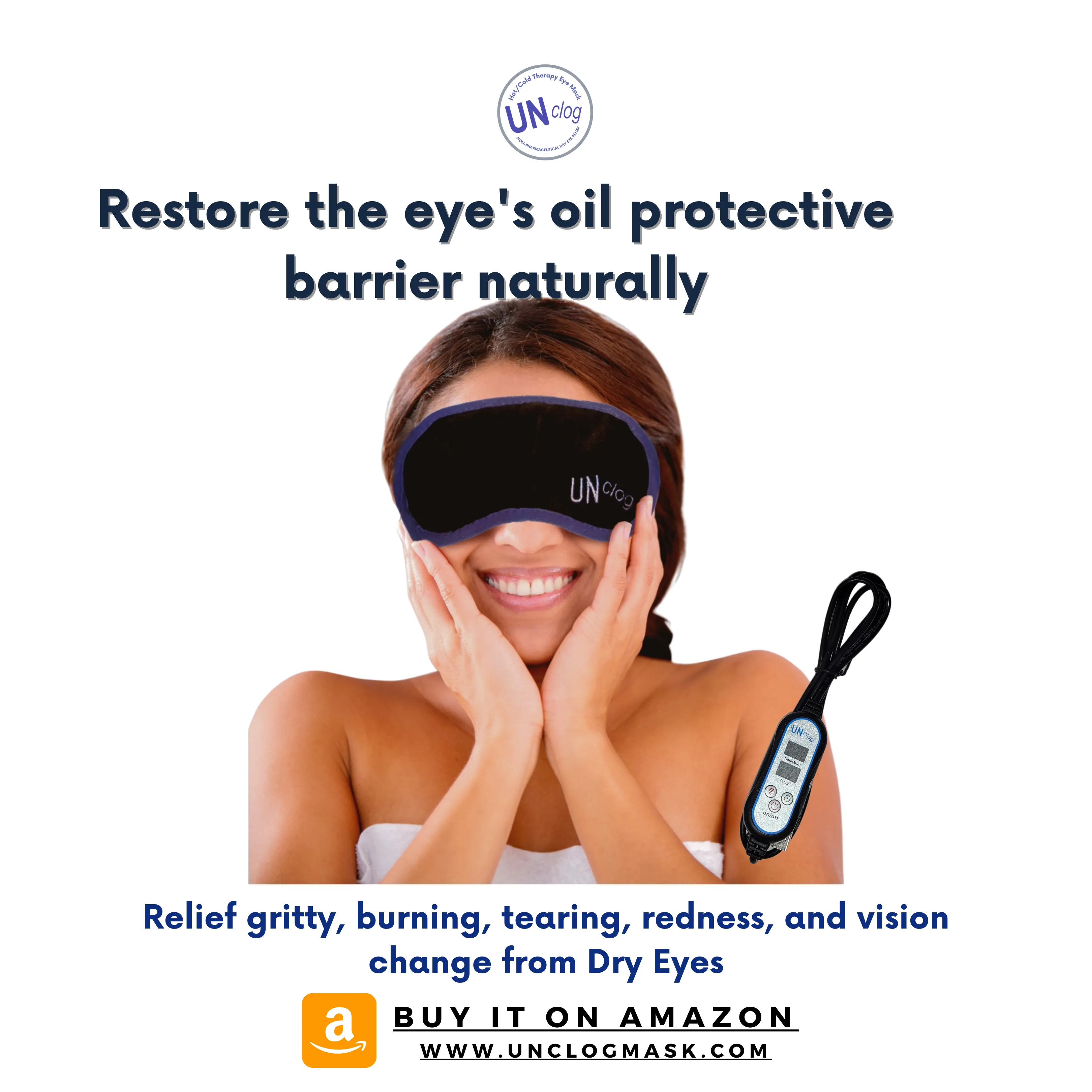 UNCLOG Heated Eye Mask - Discover the Best Natural Remedies for Dry Eyes