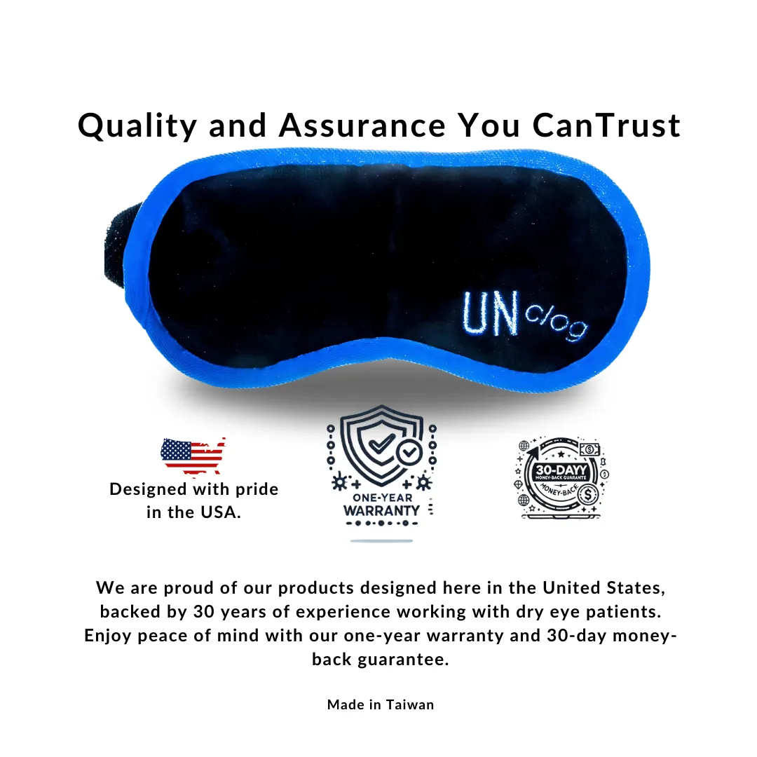 UNCLOG Heated Eye Mask - Discover the Best Natural Remedies for Dry Eyes