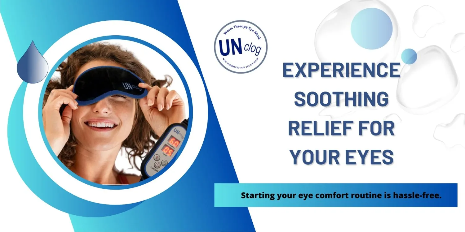 UNCLOG Heated Eye Mask - Discover the Best Natural Remedies for Dry Eyes