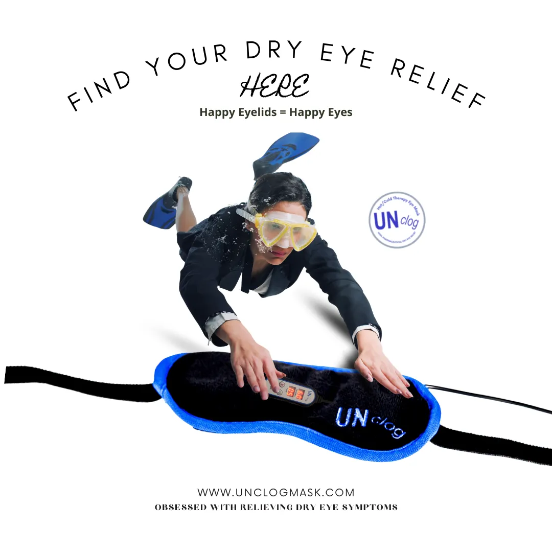 UNCLOG Heated Eye Mask - Discover the Best Natural Remedies for Dry Eyes