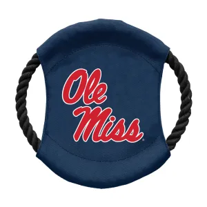 University of Mississippi Team Flying Disc Pet Toy