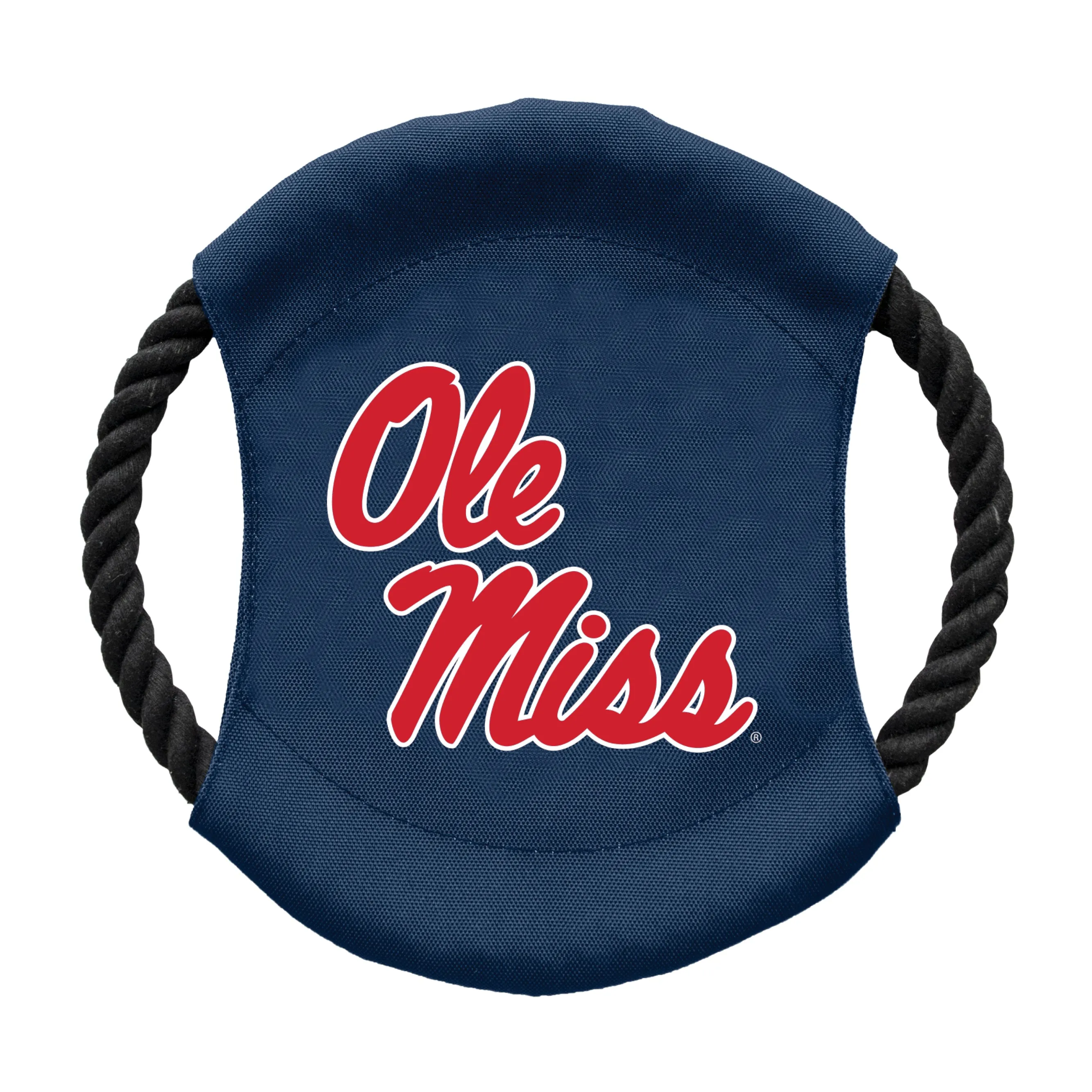University of Mississippi Team Flying Disc Pet Toy
