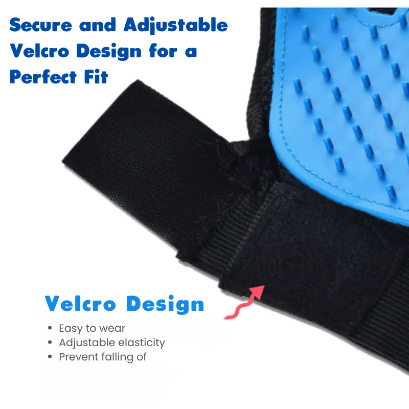 Upgraded Pet Grooming Gloves with Enhanced Silicone Tips