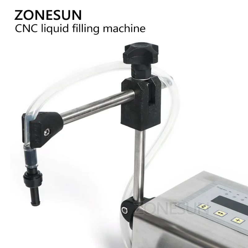 ZONESUN Electrical Liquid Filling Machine Mini Small Bottle Water Digital Pump Perfume Drink Milk Olive Oil 110V 220V Filler