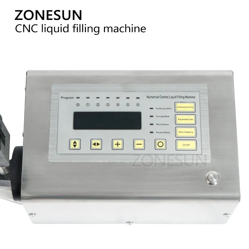 ZONESUN Electrical Liquid Filling Machine Mini Small Bottle Water Digital Pump Perfume Drink Milk Olive Oil 110V 220V Filler