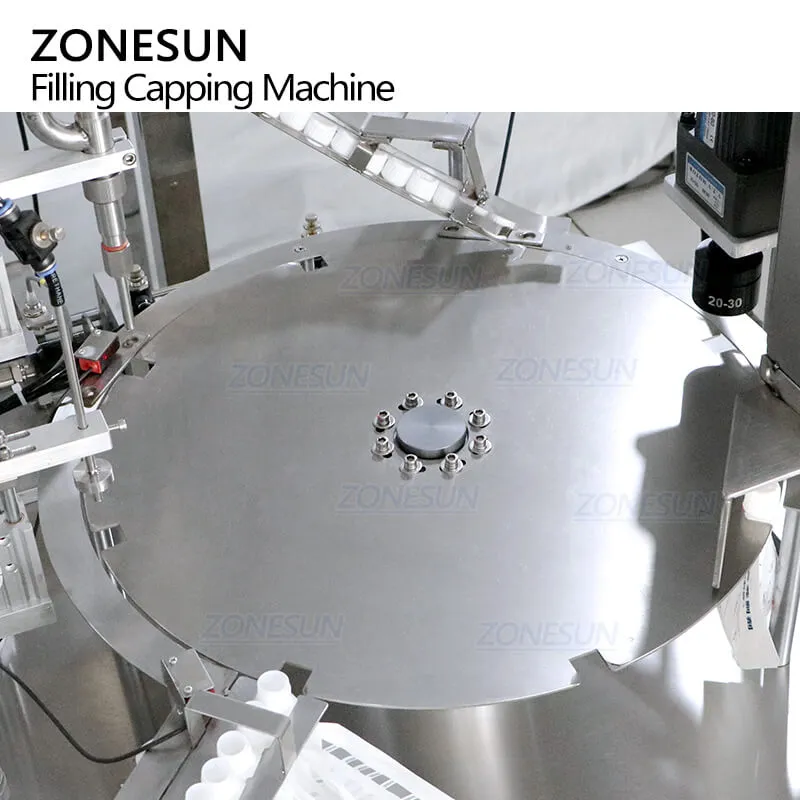 ZONESUN ZS-AFC12D Desktop Piston Pump Liquid Spout Pouch Bag Filling Capping Machine For Laundry Detergent Juice