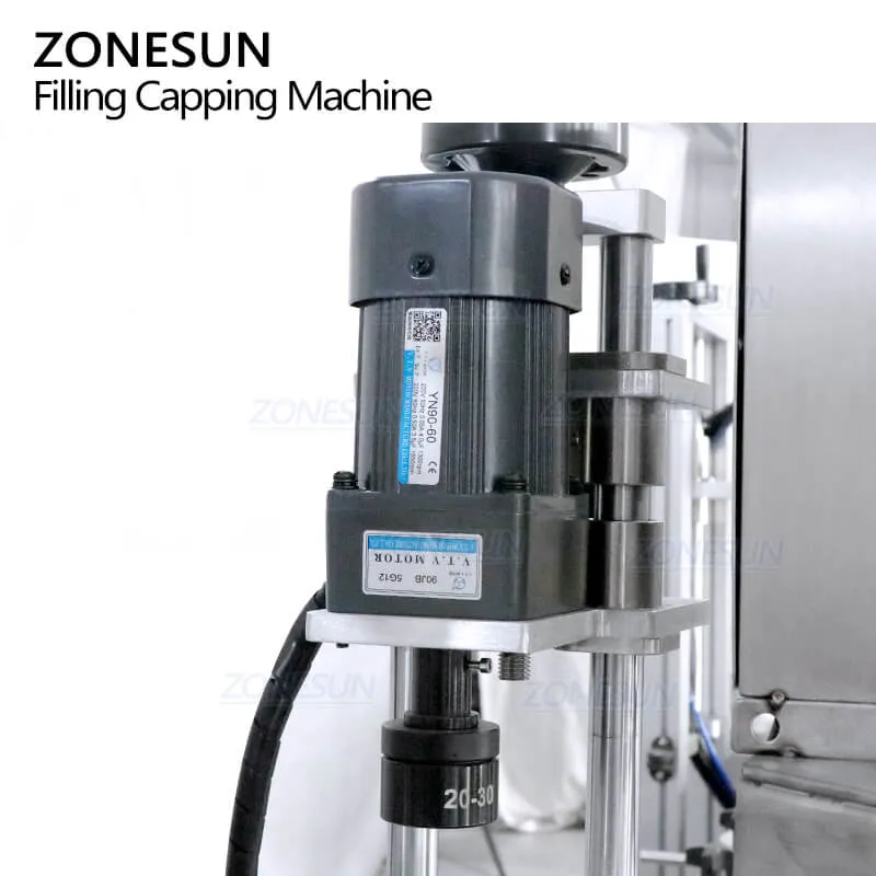 ZONESUN ZS-AFC12D Desktop Piston Pump Liquid Spout Pouch Bag Filling Capping Machine For Laundry Detergent Juice
