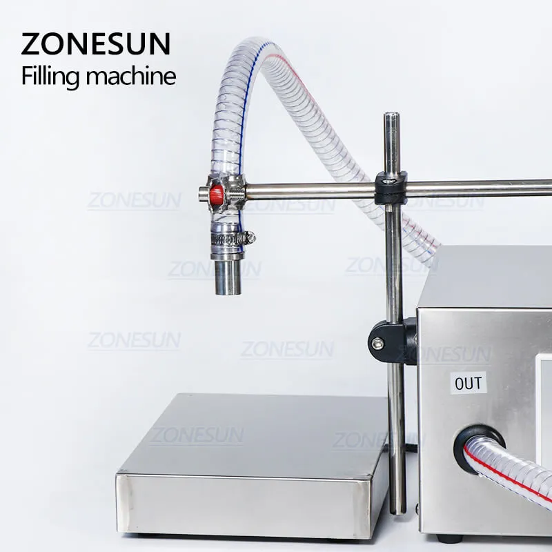 ZONESUN ZS-DP621W Diaphragm Pump Cooking Oil Shampoo Liquid Glass Bottle Filling Weighing Machine