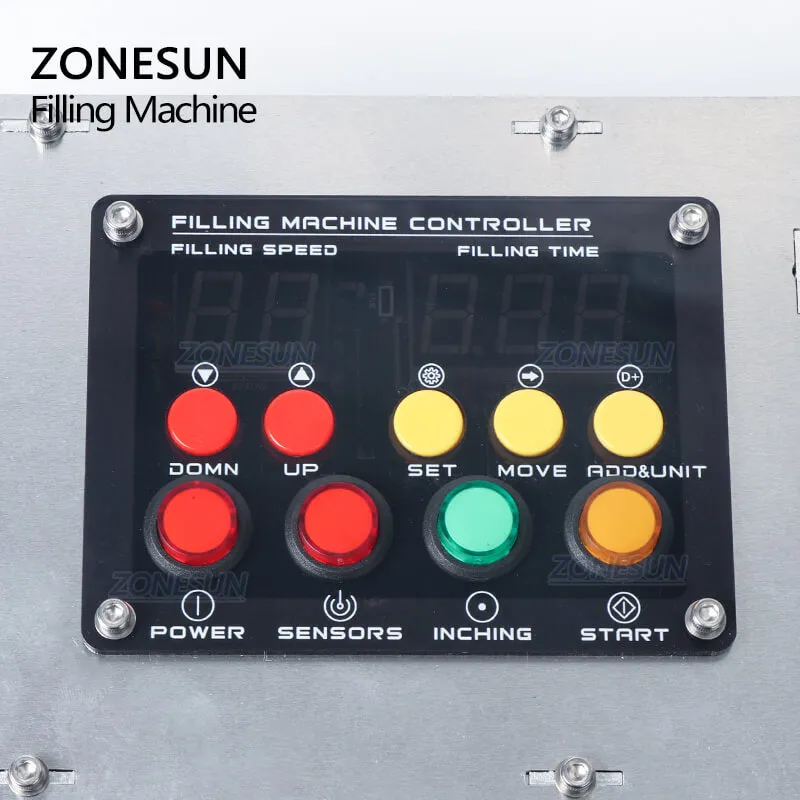 ZONESUN ZS-DPYT1500 Digital Bottle Liquid Filling Machine For Perfume Essential Oil With Conveyor