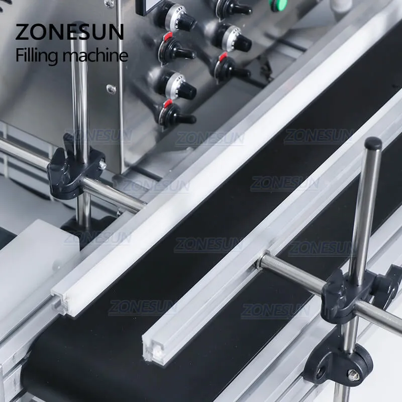 ZS-DTMP4A 4 Nozzles Magnetic Pump Automatic Desktop Liquid Filling Machine For Water Milk