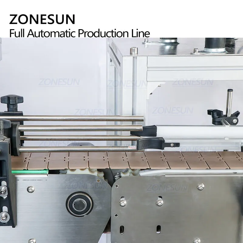 ZS-FAL180R Automatic Shampoo Bottle Cosmetic Hand Gel Piston Liquid Filling Capping Vibrator And Labeling Machine