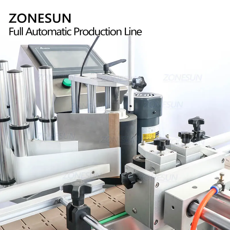 ZS-FAL180R Automatic Shampoo Bottle Cosmetic Hand Gel Piston Liquid Filling Capping Vibrator And Labeling Machine