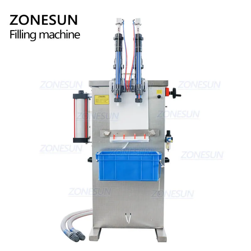 ZS-YTCR2 Double Heads Plastic Anti Corrosion Toliet Liquid Cleaner Filling Machine